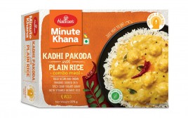 Haldiram's Minute Khana Kadhi Pakoda With Plain Rice Combo Meal  Box  375 grams